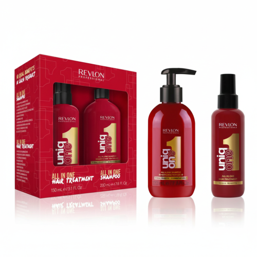 بكج ريفلون  للشعر شامبو و بخاخ Revlon All In One
