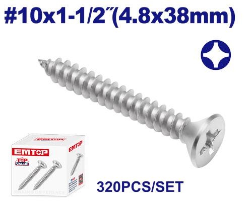 براغي شب بورد ابيض بكيتEMXSC546     4.8×38MM  