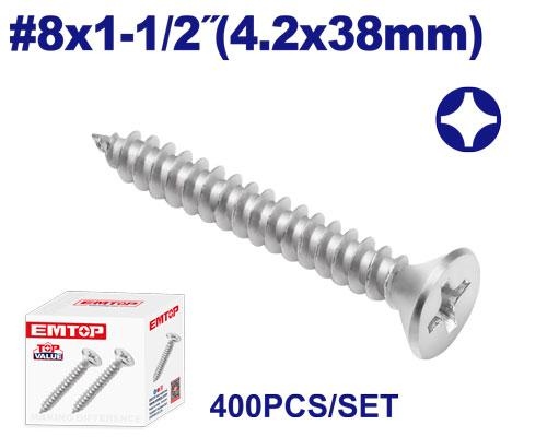 براغي شب بورد ابيض بكيت EMXSC536    4.2×38MM   