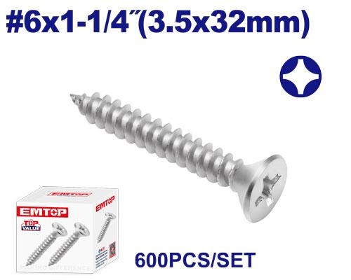 براغي شب بورد ابيض بكيتEMXSC515     3.5×32MM  