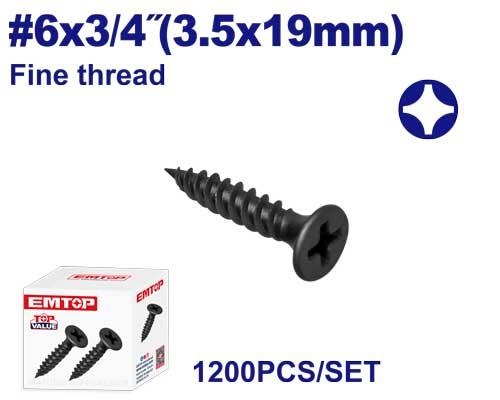 براغي جبسن بورد خشن بكيتEMXS2511     3.5×19MM   