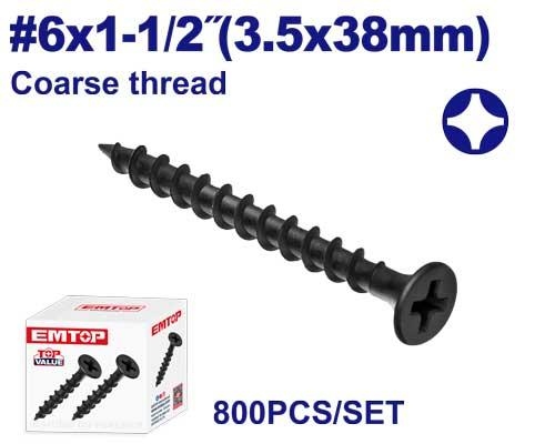 براغي جبسن بورد خشن بكيتEMXS1514     3.5×38MM   