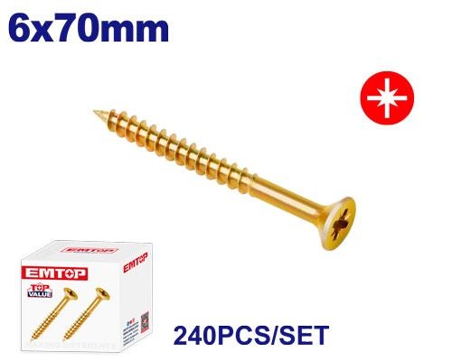 براغي شب بورد بكيت EMXS5551          6×70MM  