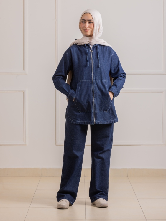سوت جينز صيفي 