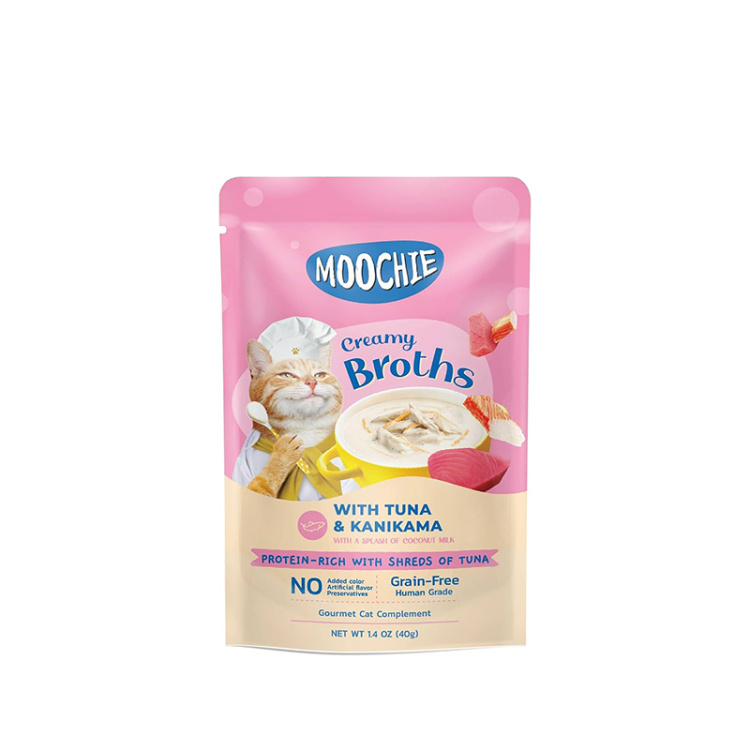 موشي مرق كريمي للقطط الصغيرة بالتونا والكانكا 