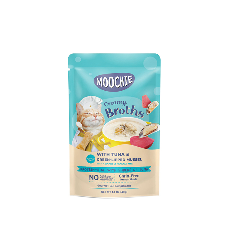  موشي مرق كريمي للقطط الصغيرة بالتونا والسكالوب 