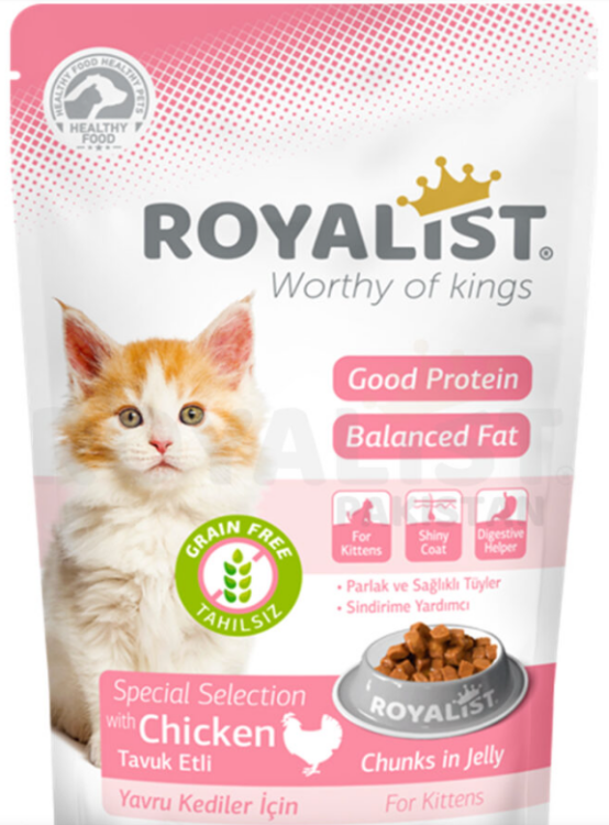 ROYALIST with Chicken for Kittens 