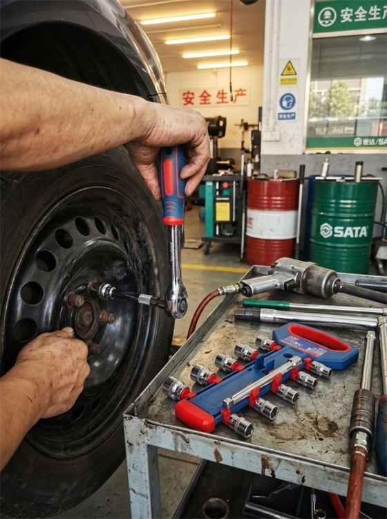 طقم بوكسات 12 قطعة 1/2" دونق شينق Dongcheng D034406