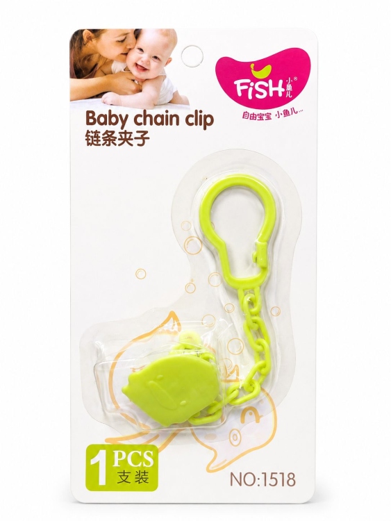 سنسال مع مشبك على كرت نوع ممتاز من fish baby