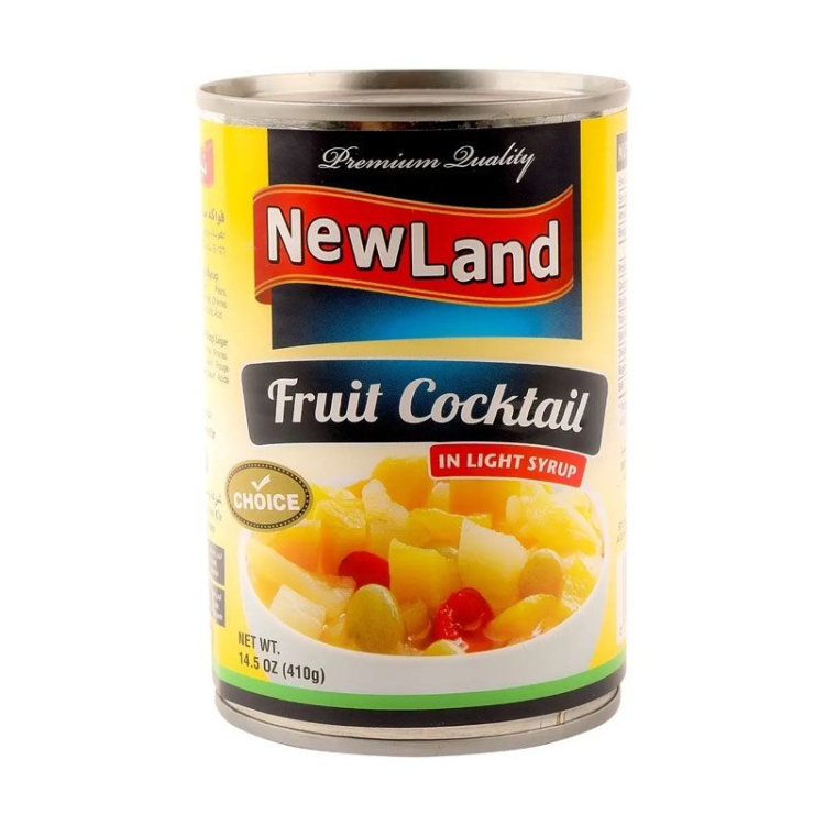 نيولاند فواكه مشكلة بالشراب الخفيف 410غم