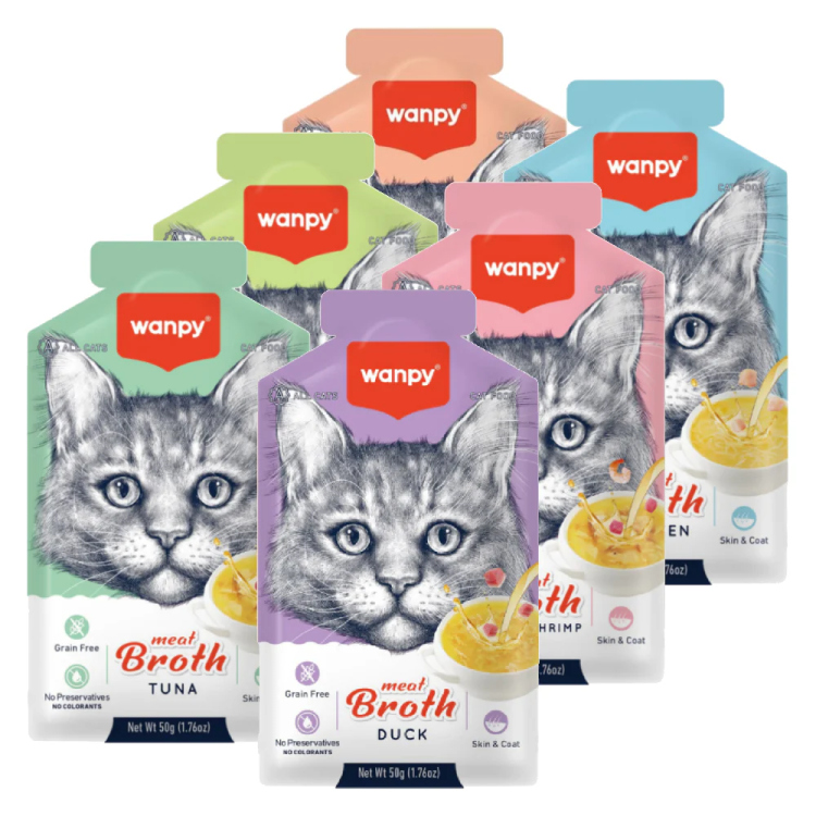Wanpy meat broth 50gm multi flavor 