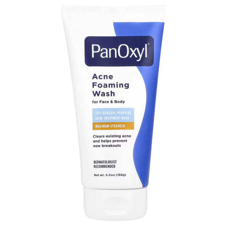 PanOxyl, Acne Foaming Wash Benzoyl Peroxide 10% Maximum Strength 