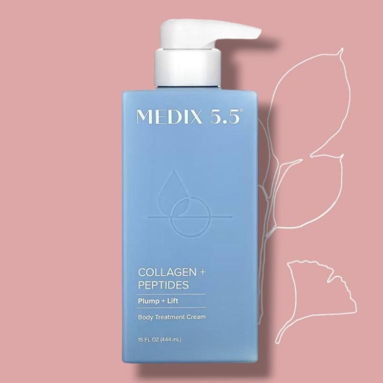 Medix 5.5 Collagen + Peptides Cream & Collagen لوشن الجسم بالكولاجين و الببتايد