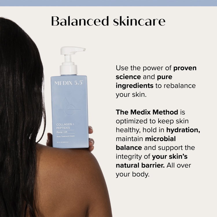 Medix 5.5 Collagen + Peptides Cream & Collagen لوشن الجسم بالكولاجين و الببتايد
