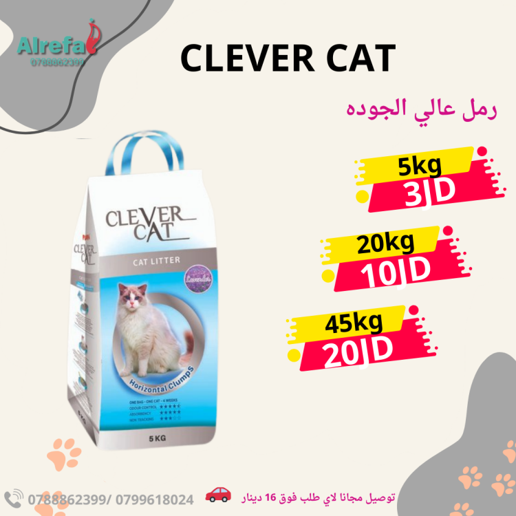 رمل القطط clever cat 