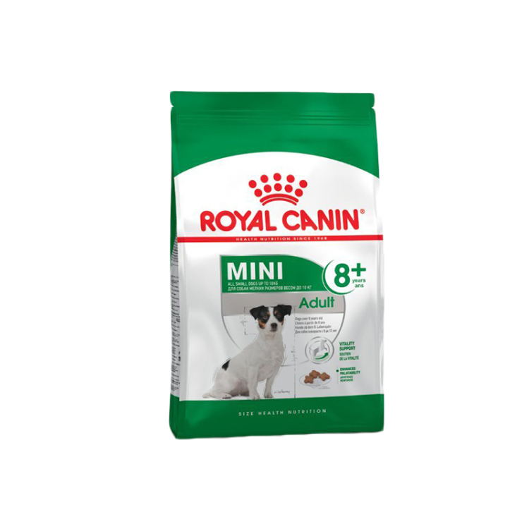  رويال كانين طعام الكلاب الصغيرة البالغة من عمر 8 سنوات فما فوق