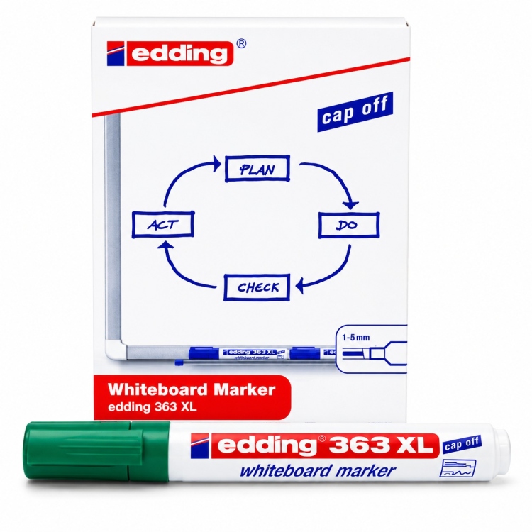 Edding قلم وايت بورد اخضر  