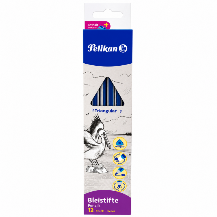 قلم رصاص مثلث pelikan + براي 