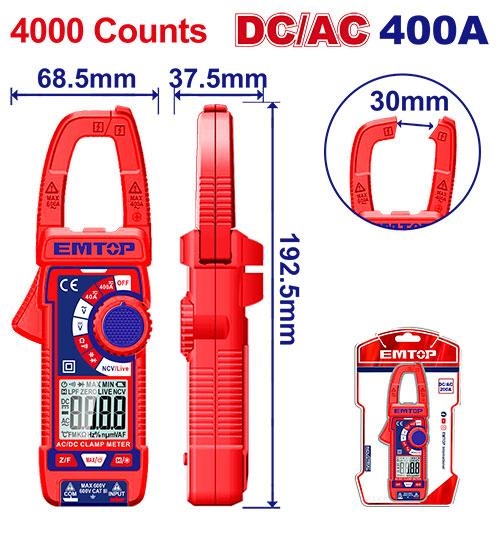 ساعه قياس كلامبس ميترEDMR762002            DC/AC 400A  