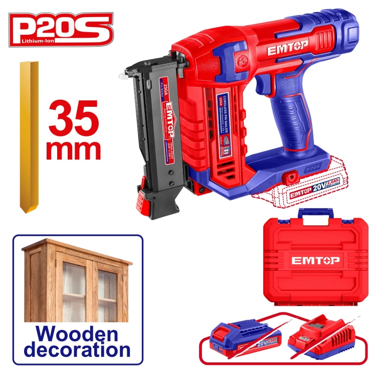 فرد مسمار للديكور الخشب  شحن 20V من(15-35 mm ) بدون بطاريه ELBNLI3603   SUPER  