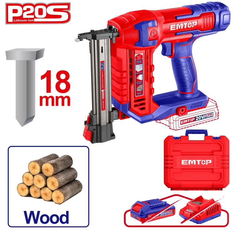 فرد مسمار للحجر  شحن 20V قياس (18 mm ) بدون بطاريه ELSTLI3805    SUPER  