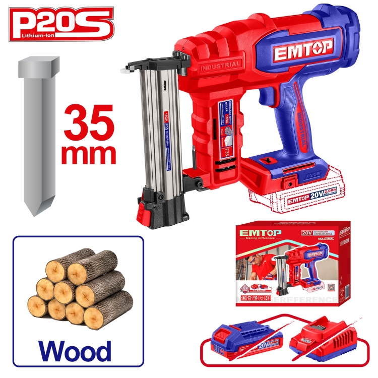 فرد مسمار للخشب  شحن 20V من(15-35 mm ) بدون بطاريه ELBNLI2005