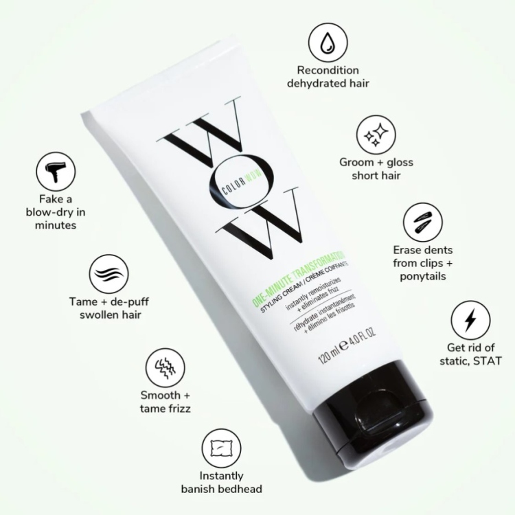 COLOR WOW, One-Minute Transformation Styling Cream