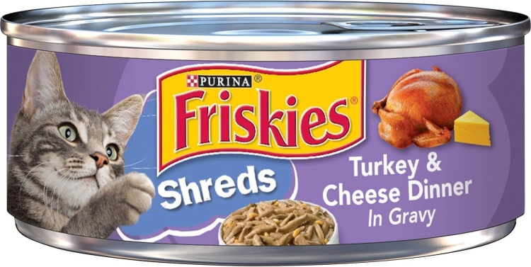 friskies turkey 156 gm shareds