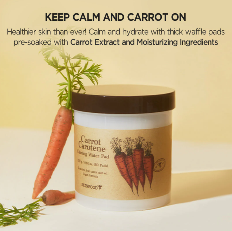 SKINFOOD, Carrot Carotene Calming Water Pad