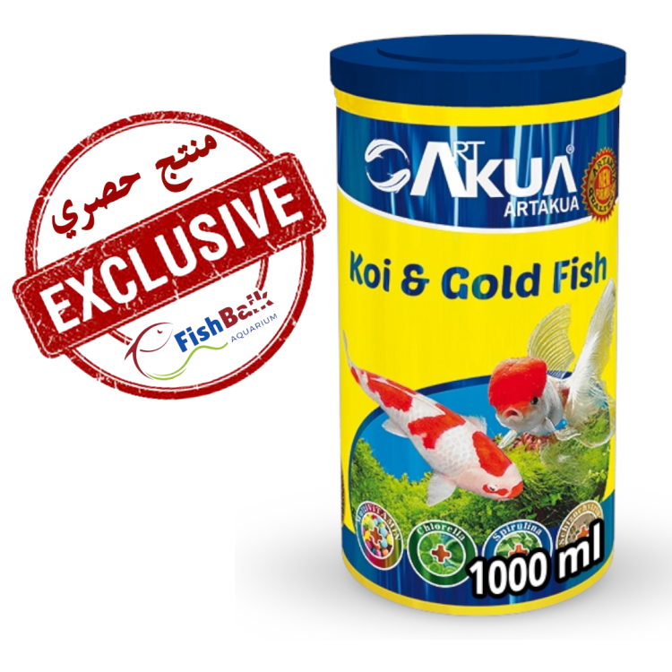 طعام سمكة كوي وجولد فيش 1000ml