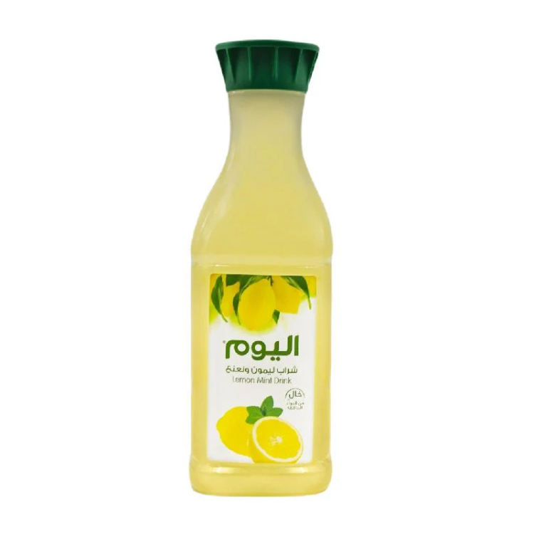 اليوم عصير ليمون و نعنع 1 لتر