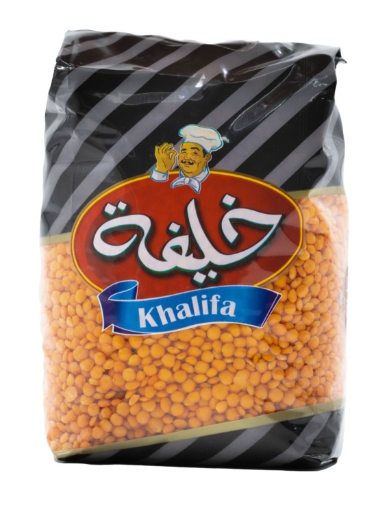 خليفة عدس احمر 800 غ فطبل