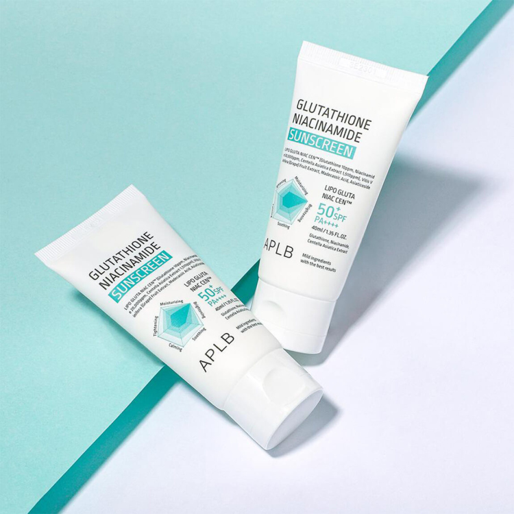 APLB Glutathione Niacinamide Sunscreen واقي شمس بالنياسميد و الجلوتاثيونم