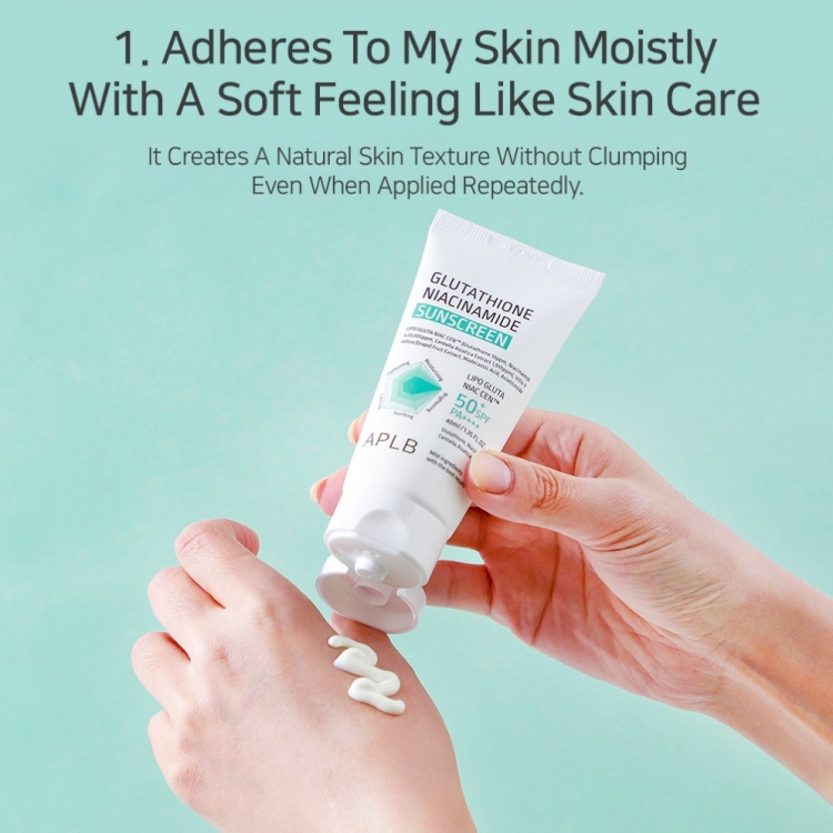 APLB Glutathione Niacinamide Sunscreen واقي شمس بالنياسميد و الجلوتاثيونم