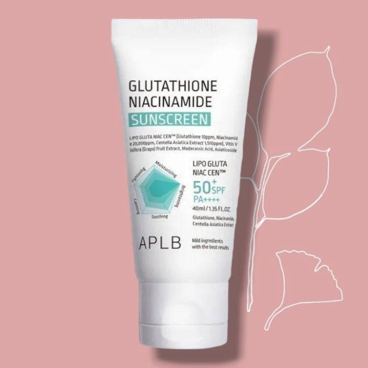 APLB Glutathione Niacinamide Sunscreen واقي شمس بالنياسميد و الجلوتاثيونم