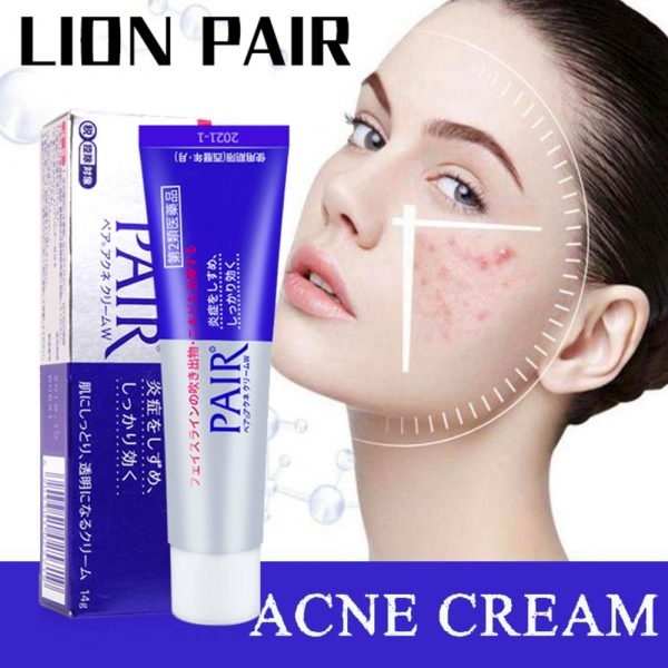 Japan Lion Pair Acne Cream كريم الياباني لعلاج الحبوب والبقع والاثار