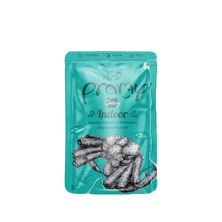 برامي بنكهة التونة مع السلطعون في صوص