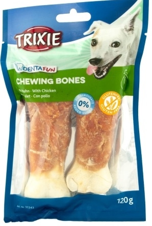Trixie Denta Fun Chewing Bones Bone with chicken fillet