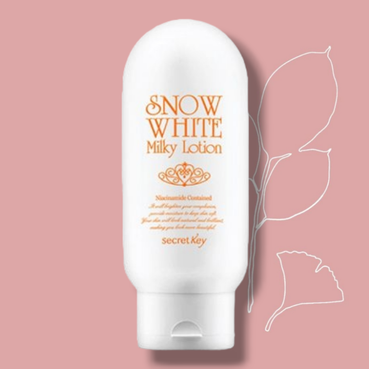 Secret Key Snow White Milky Lotion لوشن تفتيح البشرة العلاجي