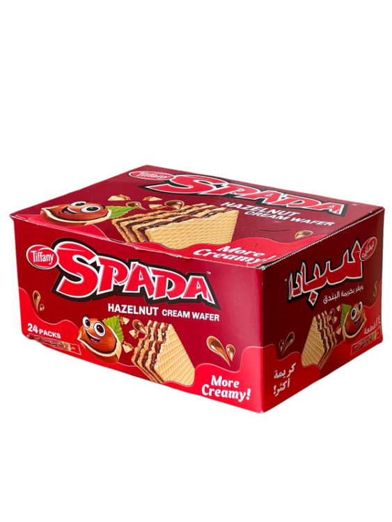 تيفاني سبادا ويفر شوكولاتة20غ*24