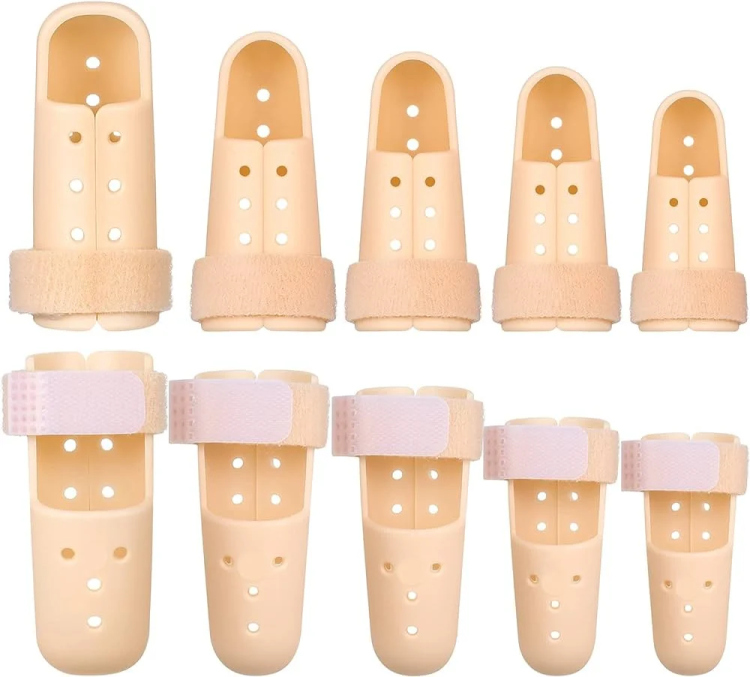 طقم جبيرة أصابع مكسور أحجام مشكله 6قطع