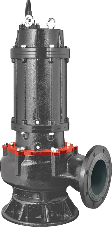 مضخة غاطس صناعية مع فرامة 1 حصان 50WQD10-10-0.75