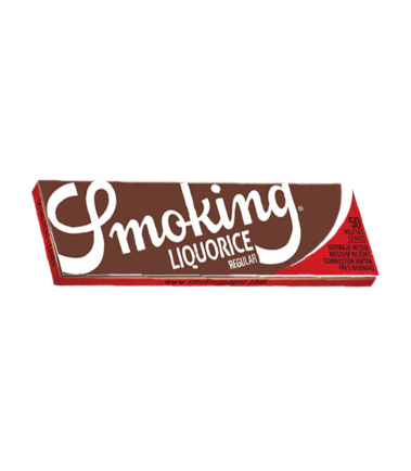 SMOKING - LIQUORICE  Regular Rolling Paper - 50 Paper per Booklet 