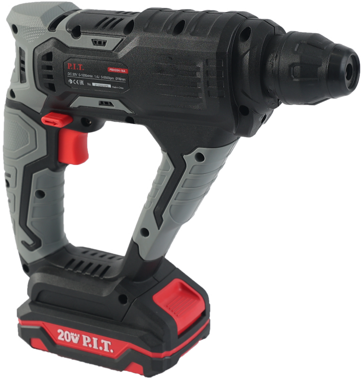 درل همر SDS PLUS  مع شاحن وبطاريه شنته مع اكسسوارات لغايه 18 ملم PBH20H-18A/1