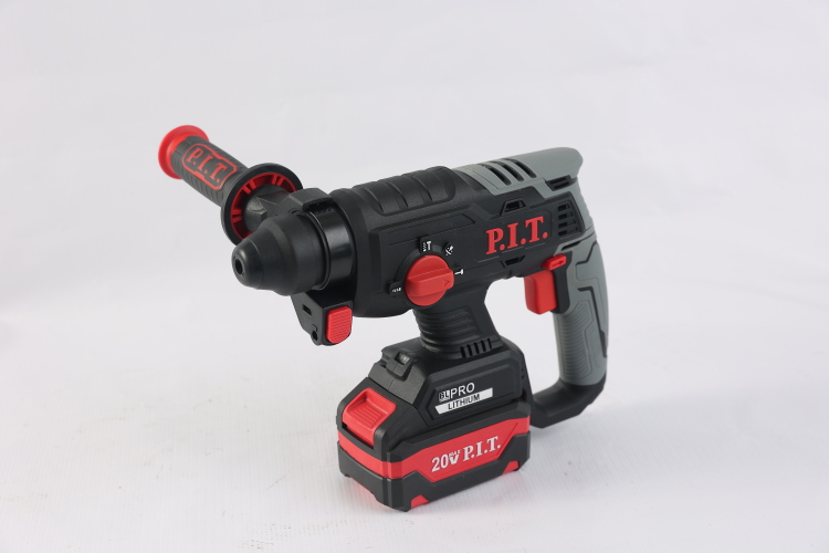 درل همر SDS PLUS بدون فحمات مع شاحن وبطاريه واكسسوارات لغايه 22 ملم 20 فولت PBH20H-22A/1