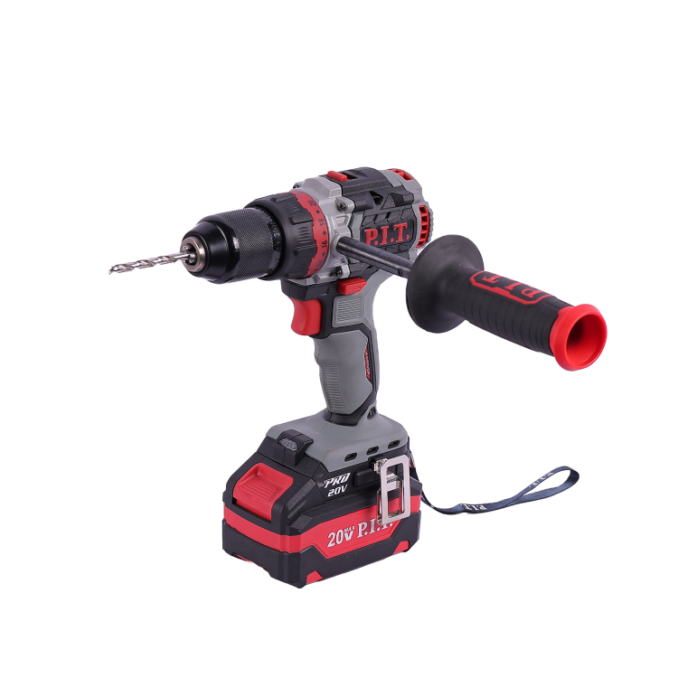 درل شحن 13 ملم 20 فولت ثقيل مع يد فولت شاكوش جوزه حديد مع اكسسوارات بدون بطاريه PSB20H-13D