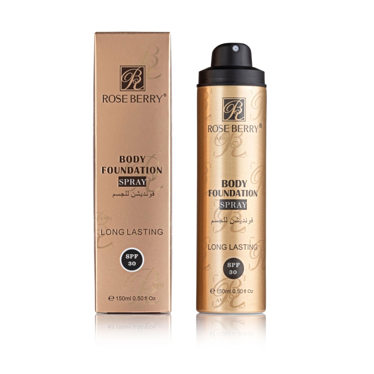 فاونديشن للجسم وللساقين بخاخ من روز بيري بدرجة طبيعي ١ بحجم 150 مل 