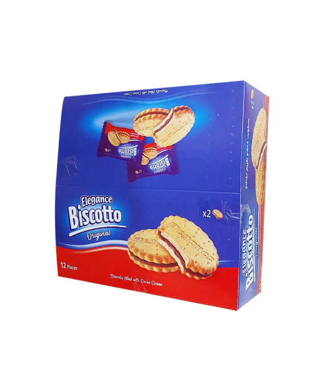 بسكوتو مغطس حليب 34غرام*12