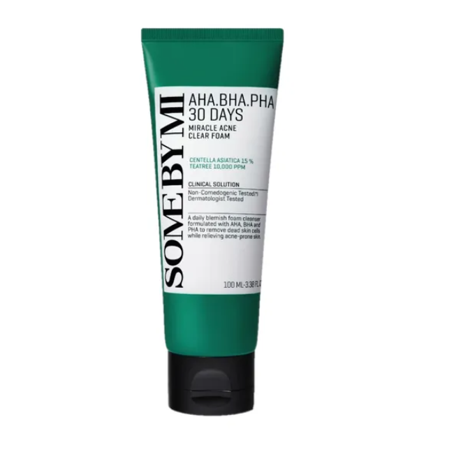 Some By Mi, AHA BHA PHA 30 Days Miracle Acne Clear Foam