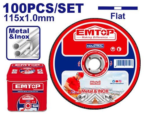 فيبر قص ستانلس  4.5 " × 1.0  100 حبه في البكيت    EACD10115100